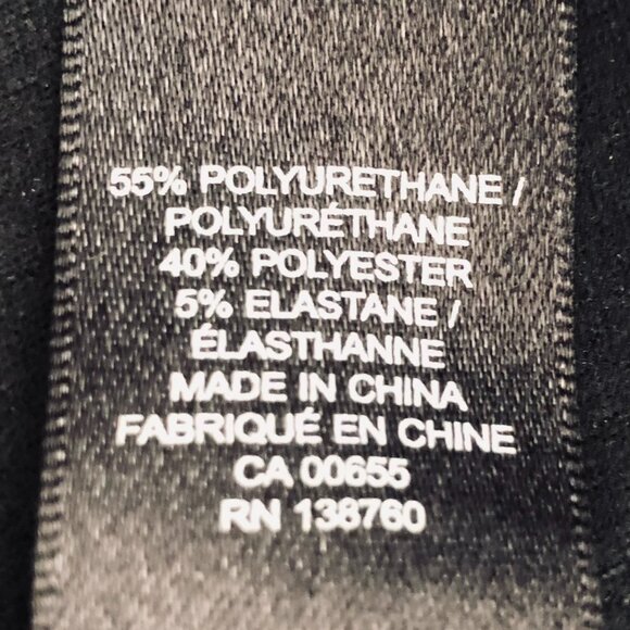 RW&CO Faux leather high-rise skinny Leg pants-Size 26 black - Picture 9 of 14